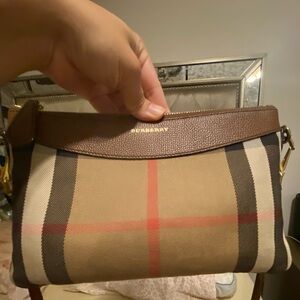 🔥🔥🔥Burberry Brown and Tan Crossbody Bag